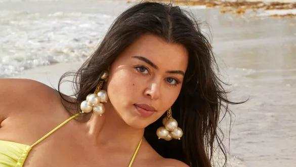 Lauren Chan was photographed by James Macari in the Dominican Republic.
